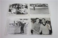 Fourteen (14) 1956 Masters Championship 7x9 Wire Photos of Runner-Up Kenneth Venturi