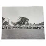 1964 Western Open Pro-Am Championship 10 1/2x8 1/2 Wire Photo Arnold Palmer Teeing Off 8/5/64