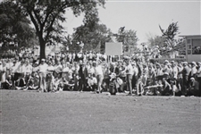 1964 Western Open Pro-Am Championship 10 1/2x8 1/2 Wire Photo Arnold Palmer Teeing Off 8/5/64