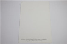 Golf's Tribute to Ike Benefitting Eisenhower College Contribution Thank You Card