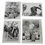 Four (4) Arnold Palmer 1965 PGA Championship at Laurel Valley 7x9 Wire Photos