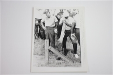 Four (4) Arnold Palmer 1965 PGA Championship at Laurel Valley 7x9 Wire Photos