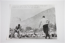 Three (3) Arnold Palmer 1961 Phoenix Open Championship Winner 7x9 Wire Photos