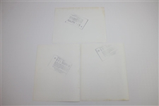 Three (3) Arnold Palmer 1961 Phoenix Open Championship Winner 7x9 Wire Photos