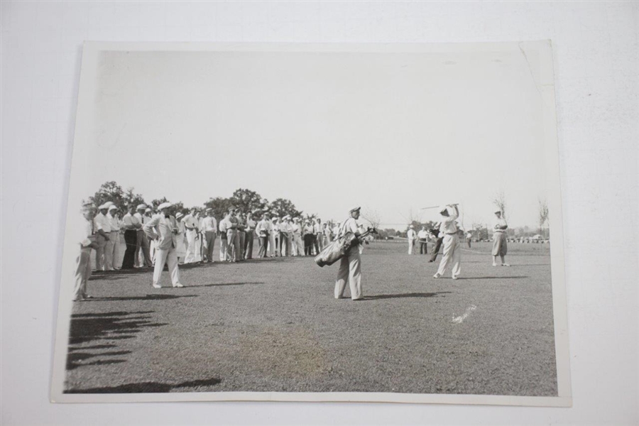 1933 US Open at North Shore GC Wire Photos - Johnny Revolta & Johnny Farrell