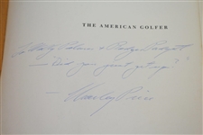 1964 'The American Golfer' Book Edited by Charles Price - The Charles Price Collection