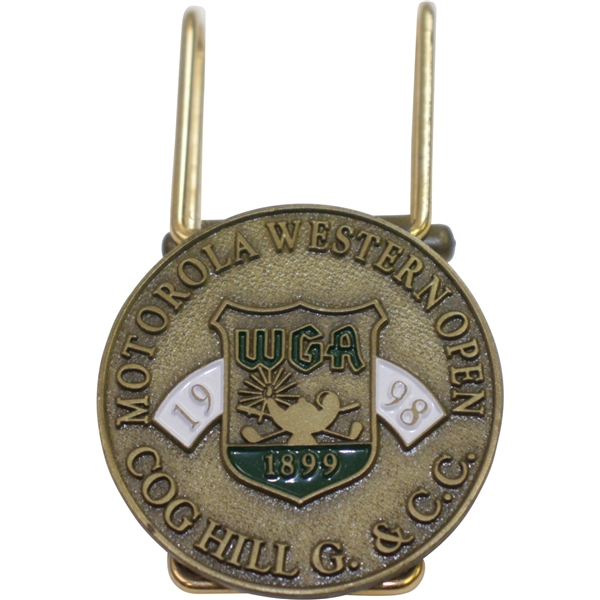 Bobby Wadkins' 1998 WGA at Cog Hill G&CC Contestant Money/Clip Badge