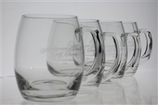 Four 10th Anniversary 1986 Anheuser Busch Golf Classic Beer Glasses - Bobby Wadkins Collection