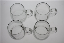 Four 10th Anniversary 1986 Anheuser Busch Golf Classic Beer Glasses - Bobby Wadkins Collection