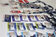 Bobby Wadkins' Champions Tour ID Badges - 2006 & 2008-2018 - 26 Total 