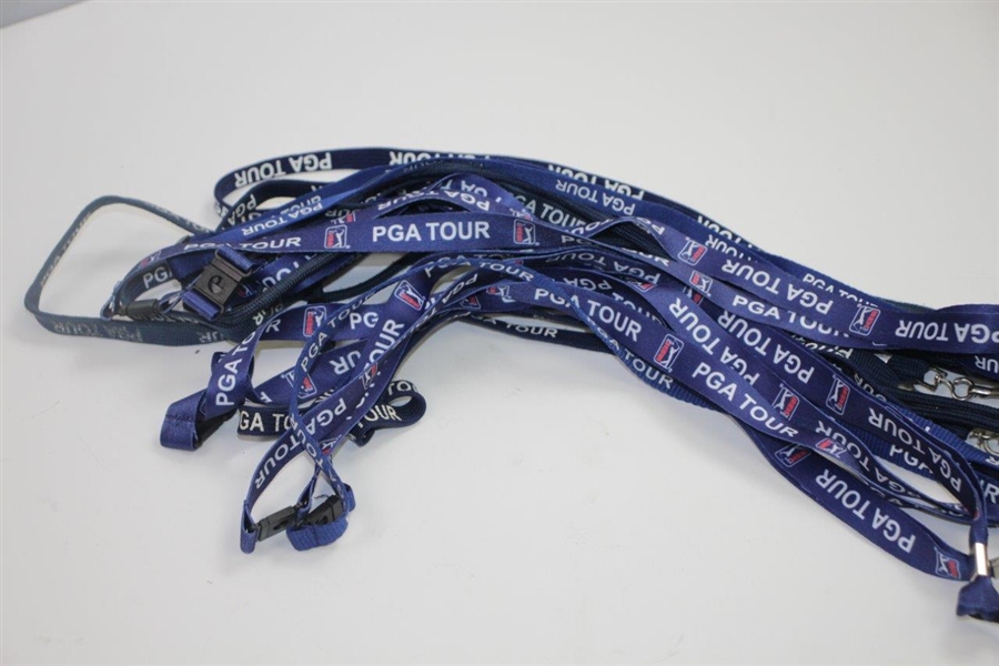 Bobby Wadkins' Champions Tour ID Badges - 2006 & 2008-2018 - 26 Total 