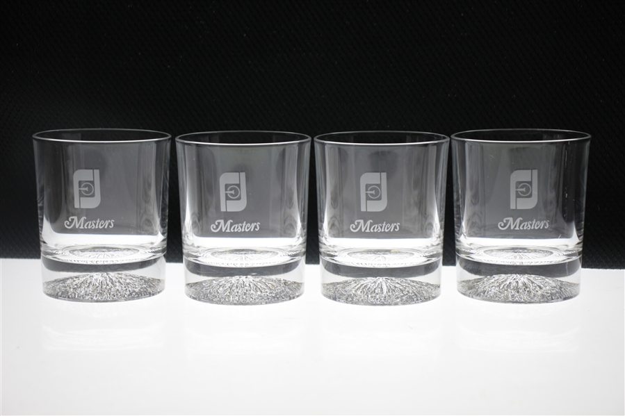 Bobby Wadkins Set of Four FootJoy Undated Masters Rocks Glasses