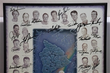 Multi-Signed 2003 MasterCard Championship at Hualalai GC Poster - Bobby Wadkins Collection JSA ALOA