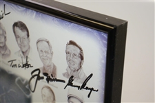 Multi-Signed 2003 MasterCard Championship at Hualalai GC Poster - Bobby Wadkins Collection JSA ALOA