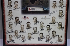 Multi-Signed 2009 Mitsubishi Championship at Hualalai GC Poster - Bobby Wadkins Collection JSA ALOA