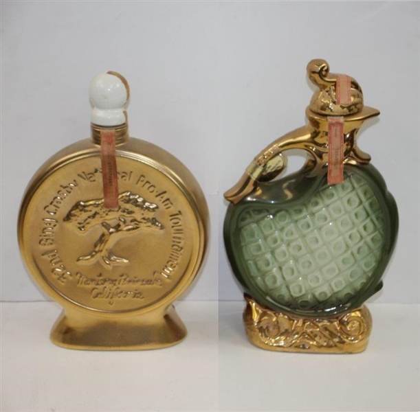 1973, 1975 Bing Crosby National Pro-Am/AT&T Ltd Ed Decanters