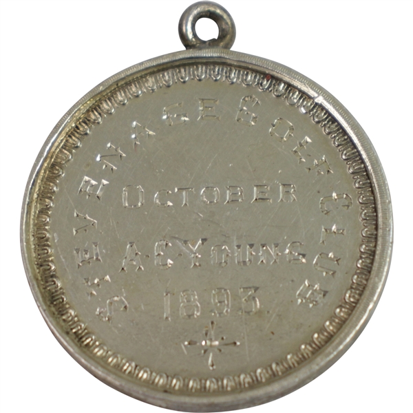 1893 Stevenage Golf Club "Gentlemens" Medal Won by A.C. Young