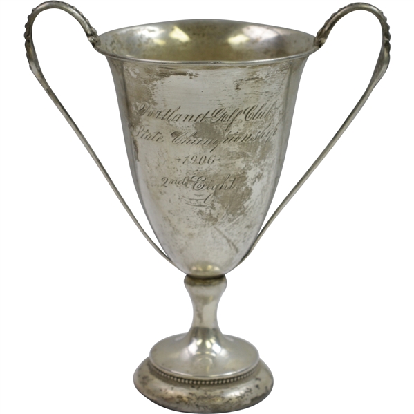 1906 State Championship at Portland Golf Club 2nd Eight Loving Cup Trophy Won by A.P. Palmer