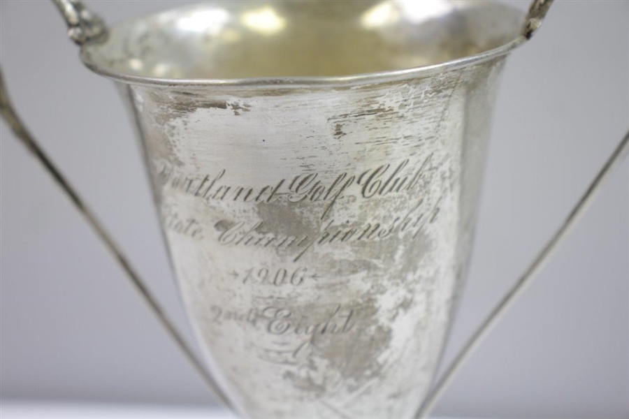 1906 State Championship at Portland Golf Club 2nd Eight Loving Cup Trophy Won by A.P. Palmer
