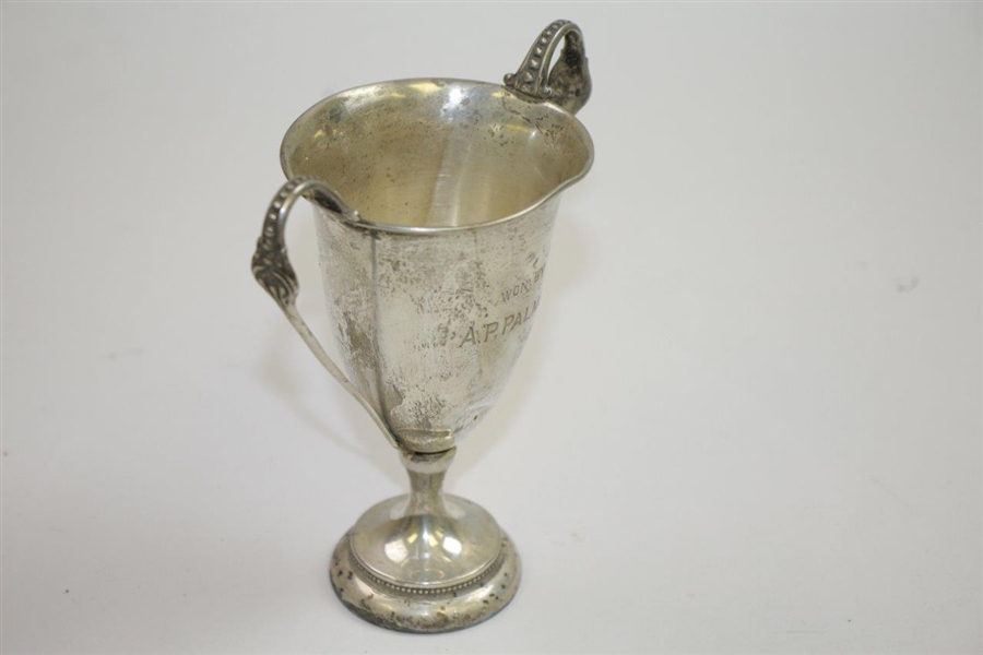 1906 State Championship at Portland Golf Club 2nd Eight Loving Cup Trophy Won by A.P. Palmer