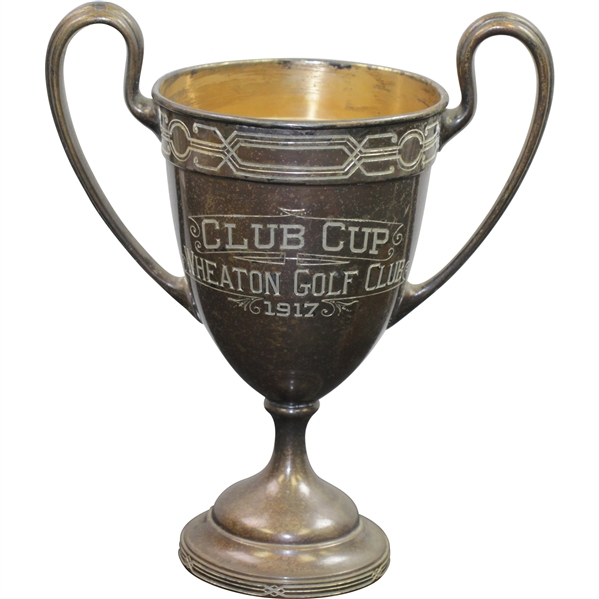 1917 Wheaton Golf Club Cup Two-Handled Trophy 