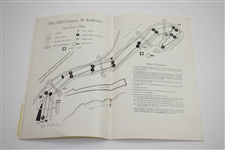 1955 The Walker Cup Program - The Old Course, St. Andrews - USA 10-2