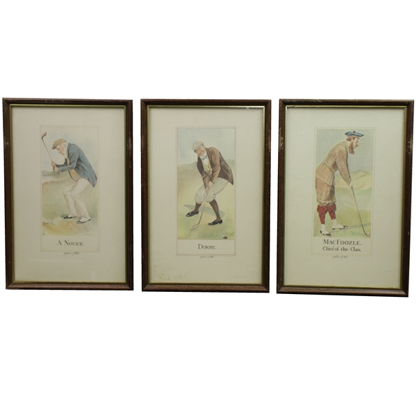 Three A Novice Dormy & MacFoozle - Chief of the Clan Golfers of 1905 Framed Prints