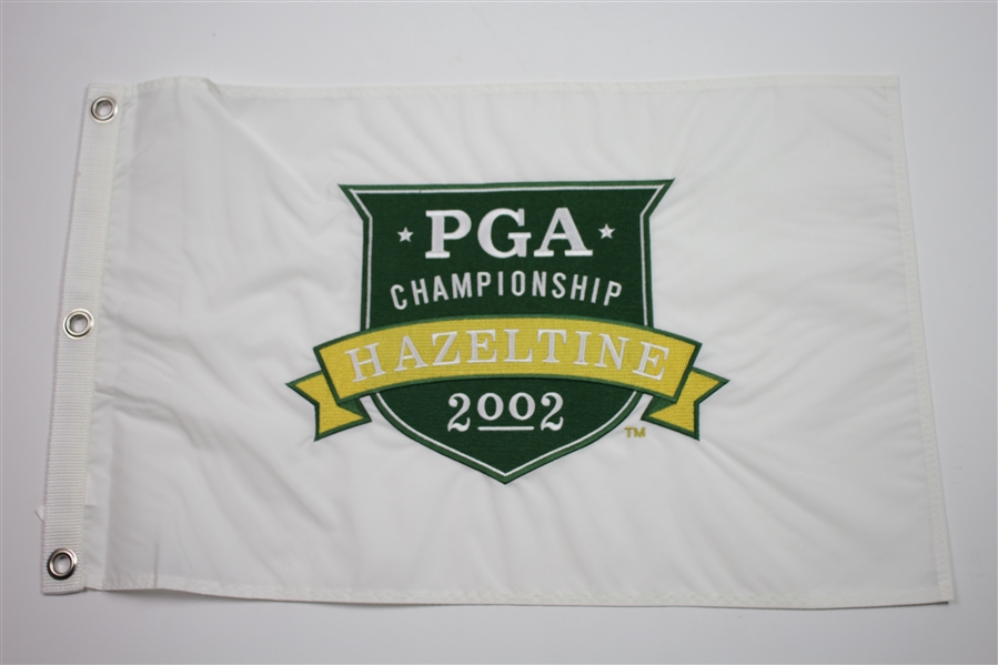 2002 PGA Championship at Hazeltine Golf Club Embroidered Flag - Rich Beem Winner