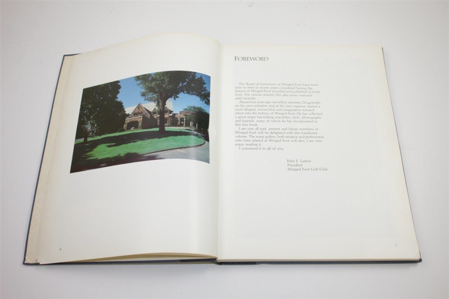 Charles Price's Personal Copy of 'Winged Foot Story: The Golf, The People, The Friendly Trees' Book