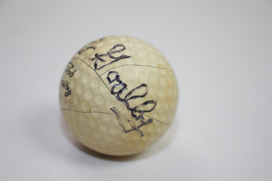 Bob Goalby Signed 'Bob Goalby' Signature Ball JSA ALOA