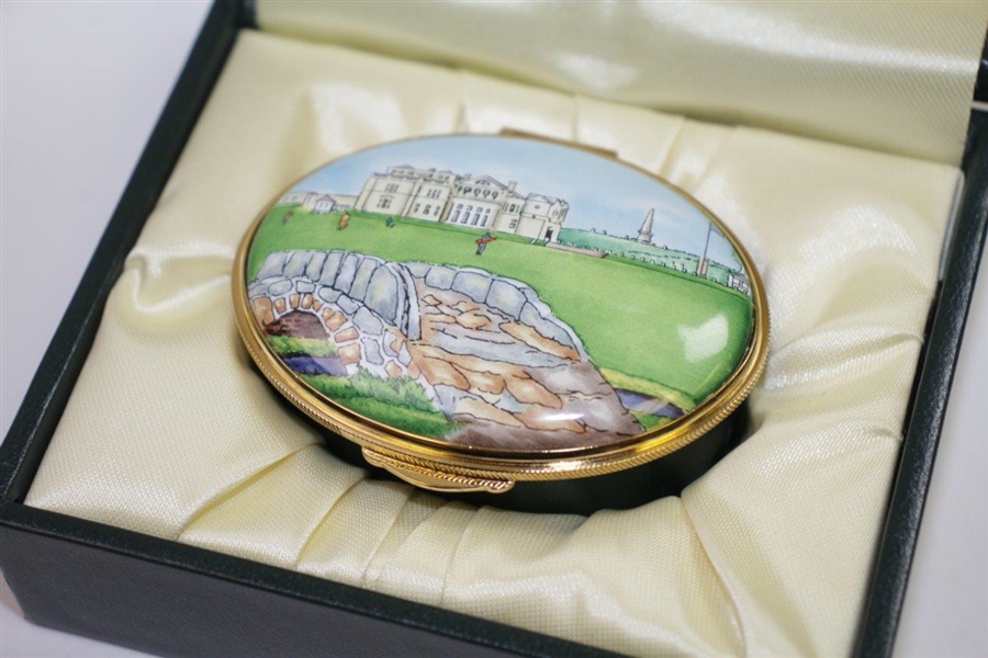 St. Andrews Collection Enamels 1995 The OPEN Championship St Andrews in Original Box