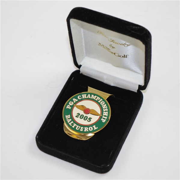 2005 PGA Championship at Baltusrol MillerGolf Money Clip in Original Box