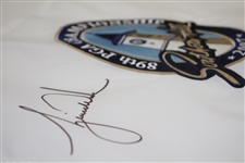 Tiger Woods Signed 2007 PGA at Southern Hills Embroidered White Flag Ltd Ed 23/500 UDA #BAM54314