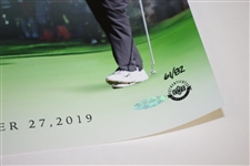 Tiger Woods Signed Ltd Ed ZOZO 82nd PGA Tour Victory Print 61/82 UDA #BAM129237
