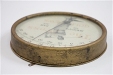 Walter Hagen 'The Press Golf Shoot's Par An All Golf News' Thermometer by Lakeside Mfg. Co. Chicago