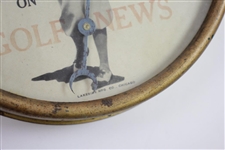 Walter Hagen 'The Press Golf Shoot's Par An All Golf News' Thermometer by Lakeside Mfg. Co. Chicago