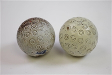 Two Vintage US Tiger Golf Balls