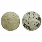 Two Vintage Musselburgh Golf Balls