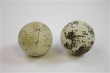 Two Vintage Musselburgh Golf Balls