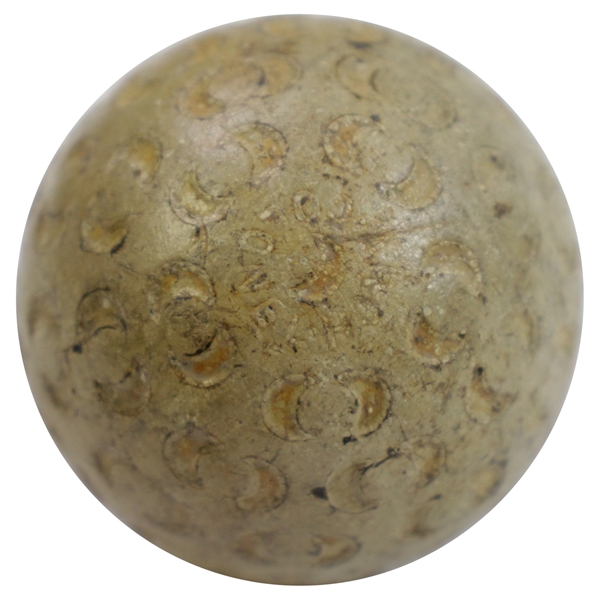 Crescent Colonel Half Moon Pattern Golf Ball- PAT. 1902