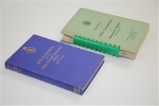 Three USGA Records Books 1953, 1971, & 1980 with a Revised R&A Rules & Committee Book