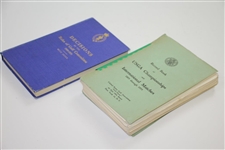 Three USGA Records Books 1953, 1971, & 1980 with a Revised R&A Rules & Committee Book