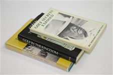 Three Golf Books: Knack of Golf, Golf in Kingdom, & Golf Secrets Exposed
