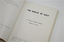 Three Golf Books: Knack of Golf, Golf in Kingdom, & Golf Secrets Exposed