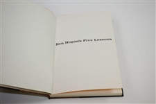 'Ben Hogan's Five Lessons' 1957 Deluxe Ltd Ed Book in Slipcase