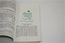 Fred Couples Signed 1992 Masters Tournament Official Spectator Guide JSA ALOA