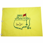 Billy Casper Signed 2011 Masters Embroidered Flag with 1970 Notation JSA ALOA