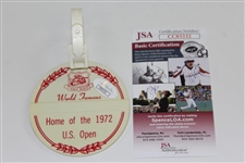 Jack Nicklaus Signed 1972 US Open at Pebble Beach Bag Tag JSA #CC83332