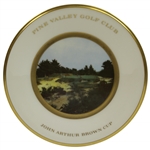 Pine Valley Golf Club John Arthur Brown Trophy Lenox Plate - Featuring 10th Hole
