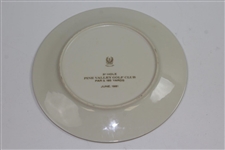 Pine Valley Golf Club John Arthur Brown Trophy Lenox Plate - Featuring 3rd Hole